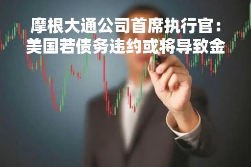 摩根大通公司首席执行官：美国若债务违约或将导致金融恐慌