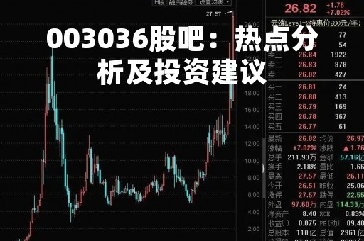 003036股吧：热点分析及投资建议