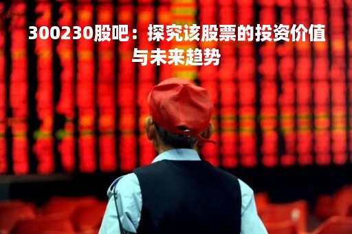 300230股吧：探究该股票的投资价值与未来趋势