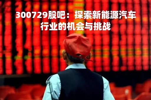 300729股吧：探索新能源汽车行业的机会与挑战