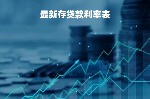 最新存贷款利率表