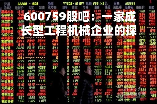 600759股吧：一家成长型工程机械企业的探索与挑战 