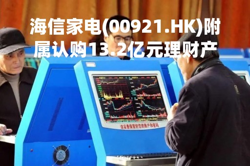 海信家电(00921.HK)附属认购13.2亿元理财产品