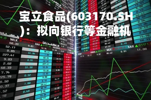 宝立食品(603170.SH)：拟向银行等金融机构申请不超10亿元综合授信额度