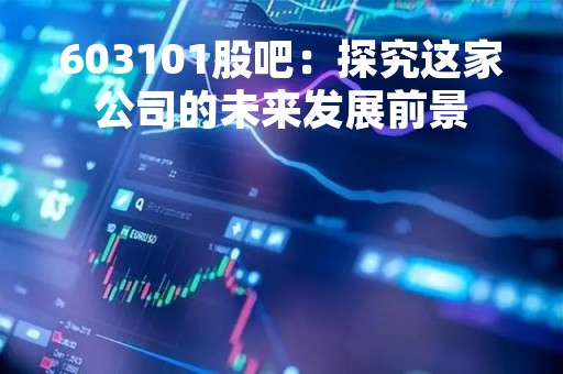 603101股吧:探究这家公司的未来发展前景