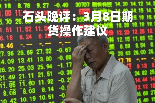 石头晚评：3月8日期货操作建议