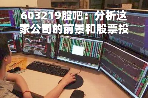 603219股吧：分析这家公司的前景和股票投资机会