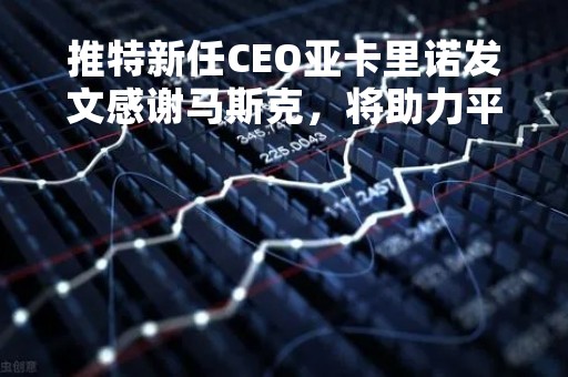 推特新任CEO亚卡里诺发文感谢马斯克，将助力平台转型