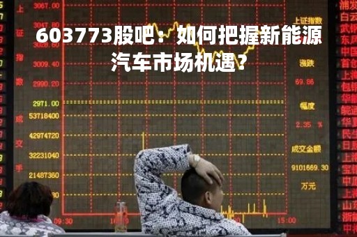 603773股吧：如何把握新能源汽车市场机遇？