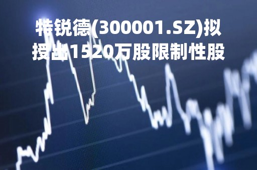特锐德(300001.SZ)拟授出1520万股限制性股票 授予价为11.16元/股