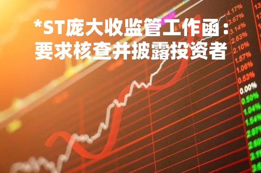 *ST庞大收监管工作函：要求核查并披露投资者投诉事项