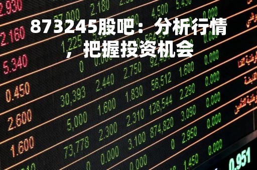 873245股吧：分析行情，把握投资机会