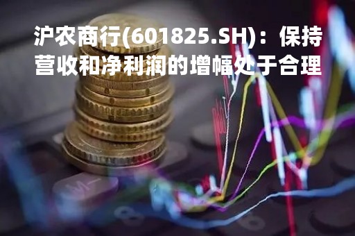 沪农商行(601825.SH)：保持营收和净利润的增幅处于合理增长区间