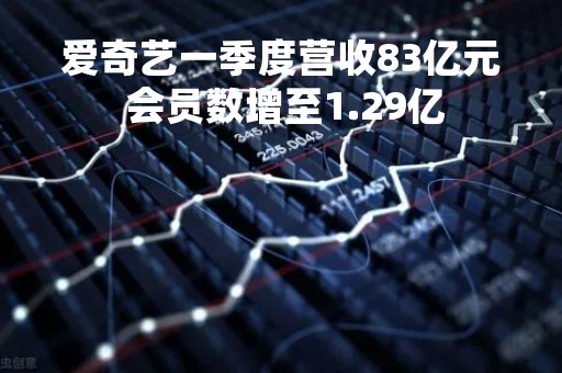 爱奇艺一季度营收83亿元 会员数增至1.29亿