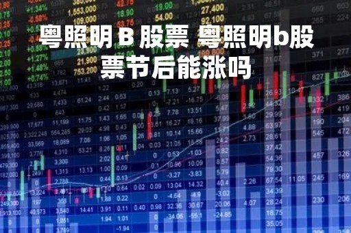 粤照明Ｂ股票 粤照明b股票节后能涨吗