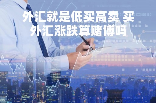 外汇就是低买高卖 买外汇涨跌算赌博吗