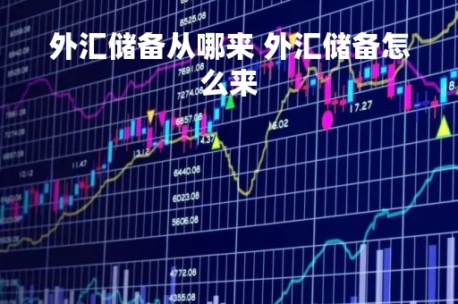 外汇储备从哪来 外汇储备怎么来