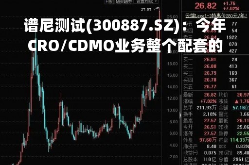 谱尼测试(300887.SZ)：今年CRO/CDMO业务整个配套的供应链条齐全了，业务的协同性在持续加强