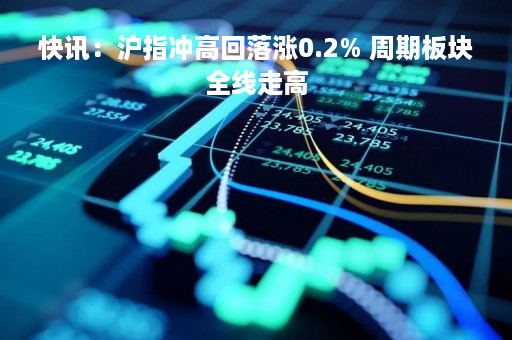快讯：沪指冲高回落涨0.2% 周期板块全线走高