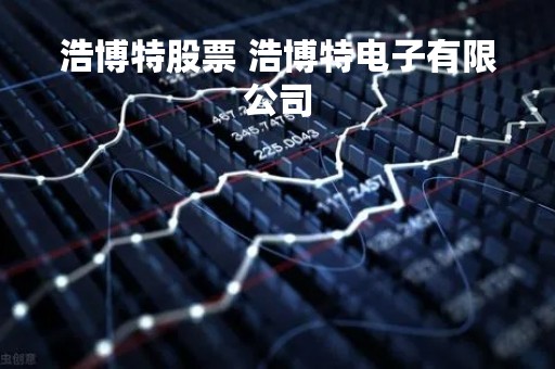 浩博特股票 浩博特电子有限公司