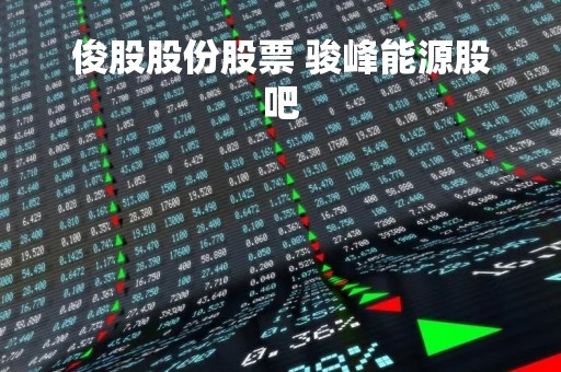 俊股股份股票 骏峰能源股吧