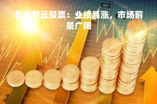 华成智云股票：业绩暴涨，市场前景广阔