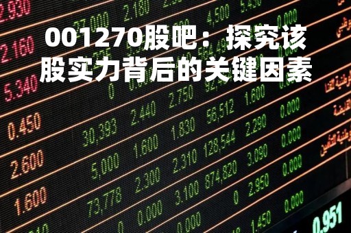 001270股吧：探究该股实力背后的关键因素