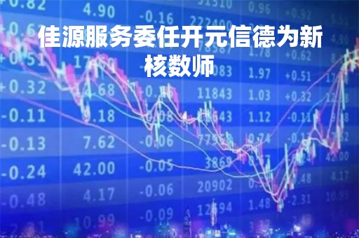 佳源服务委任开元信德为新核数师