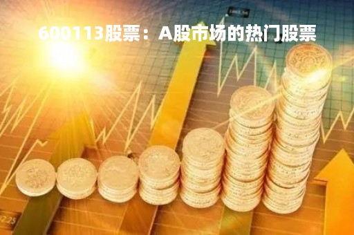 600113股票：A股市场的热门股票