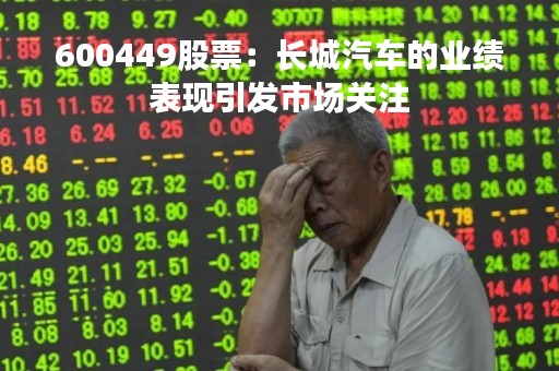 600449股票：长城汽车的业绩表现引发市场关注