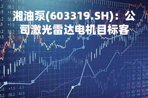 湘油泵(603319.SH)：公司激光雷达电机目标客户主要为头部激光雷达厂商