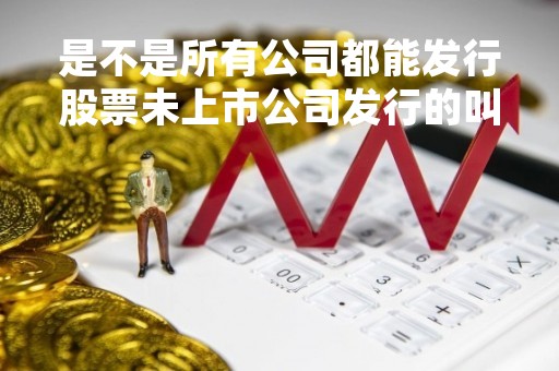 是不是所有公司都能发行股票未上市公司发行的叫什么 任何公司都可以发行股票吗 是不是所有公司都能发行股票未上市公司发行的叫什么 任何公司都可以发行股票吗