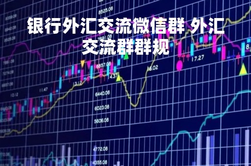 银行外汇交流微信群 外汇交流群群规