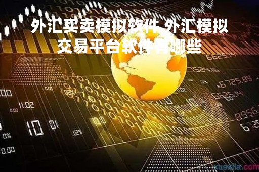 外汇买卖模拟软件 外汇模拟交易平台软件有哪些