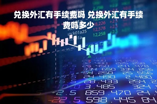 兑换外汇有手续费吗 兑换外汇有手续费吗多少