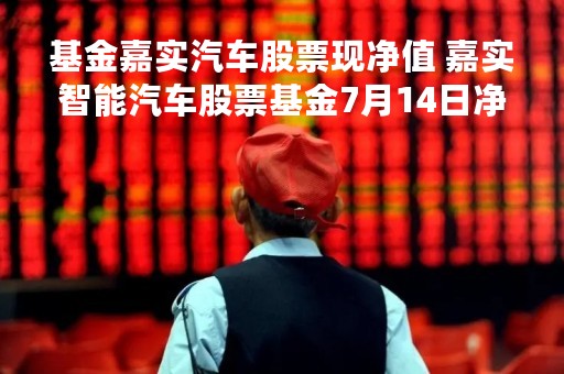 基金嘉实汽车股票现净值 嘉实智能汽车股票基金7月14日净值 基金嘉实汽车股票现净值 嘉实智能汽车股票基金7月14日净值