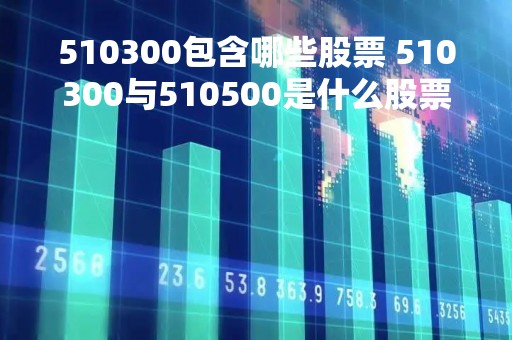 510300包含哪些股票 510300与510500是什么股票