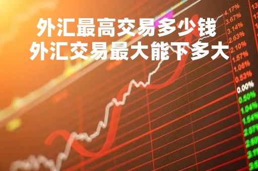 外汇最高交易多少钱 外汇交易最大能下多大单子