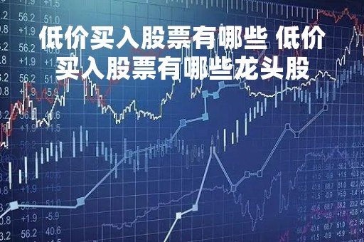 低价买入股票有哪些 低价买入股票有哪些龙头股