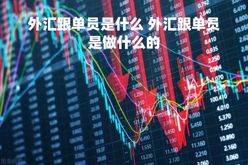 外汇跟单员是什么 外汇跟单员是做什么的