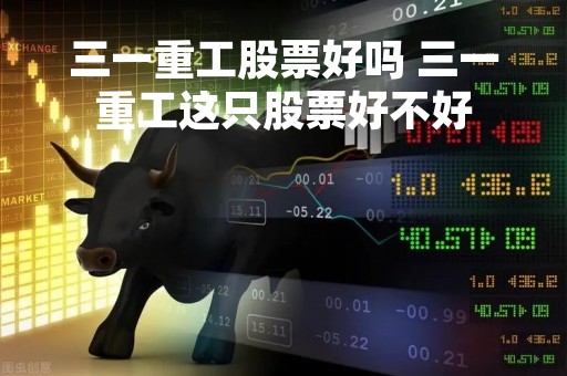 三一重工股票好吗 三一重工这只股票好不好