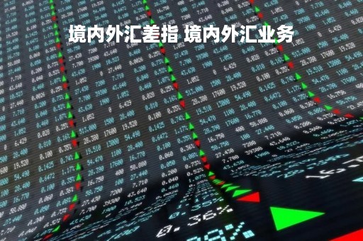 境内外汇差指 境内外汇业务