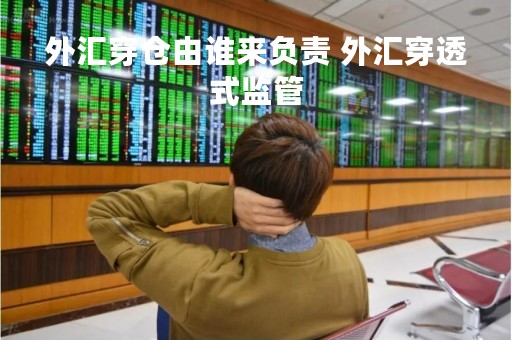 外汇穿仓由谁来负责 外汇穿透式监管