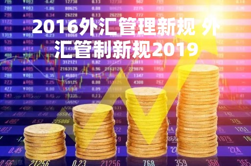 2016外汇管理新规 外汇管制新规2019