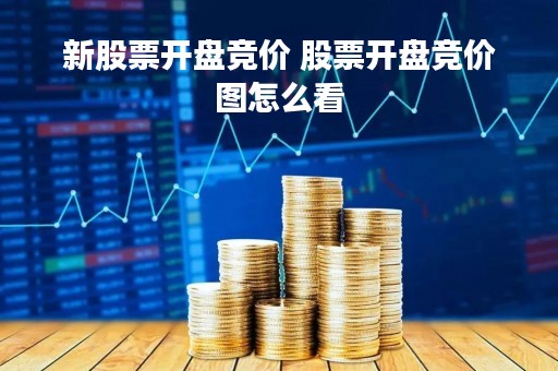 新股票开盘竞价 股票开盘竞价图怎么看