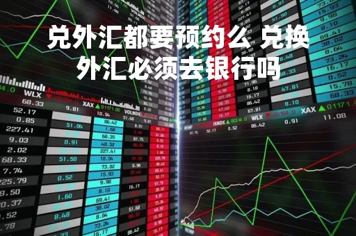 兑外汇都要预约么 兑换外汇必须去银行吗