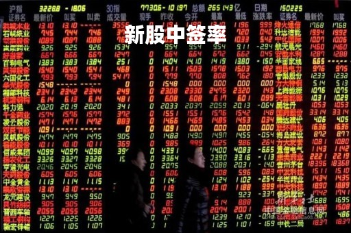 新股中签率