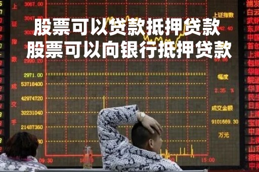 股票可以贷款抵押贷款 股票可以向银行抵押贷款吗