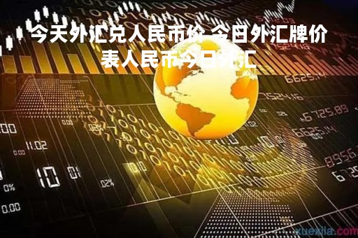 今天外汇兑人民币价 今日外汇牌价表人民币今日外汇