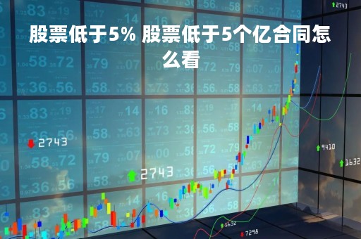 股票低于5% 股票低于5个亿合同怎么看 股票低于5% 股票低于5个亿合同怎么看